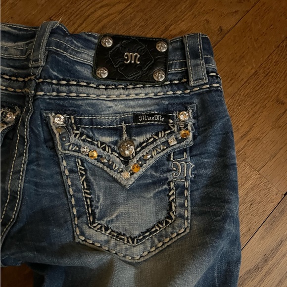 Cropped low rise jeans - Picture 3 of 6